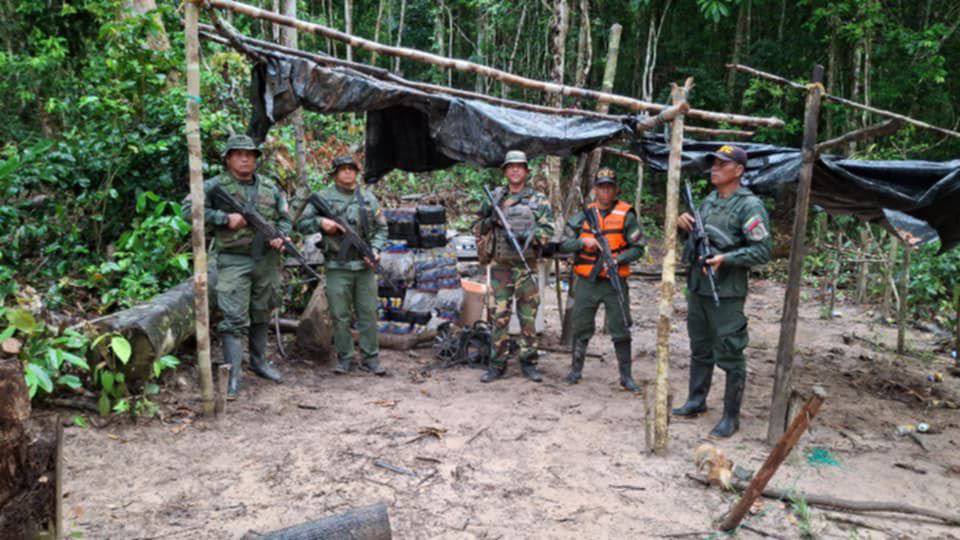 FANB desmantela un campamento usado para la minería ilegal