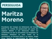 PERSEGUIDA | El régimen busca a Maritza Moreno, Pdte. del Colegio de Enfermería del Estado Bolívar
