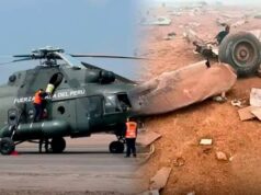 HELICÓPTEROS QUE FUE REPORTADO COMO DESAPARECIDO, HA SIDO LOCALIZADO CON 15 PERSONAS MUERTAS