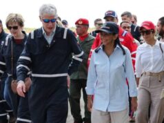 Delcy Rodríguez y el secretario de energía de EE.UU. Chris Wright visitaron instalaciones petroleras en Monagas