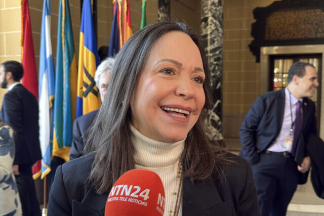 Secretario general de la OEA recibe a María Corina Machado en Washington