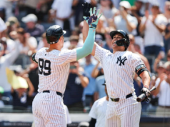 Aaron Judge y Giancarlo Stanton acechan cifras redondas