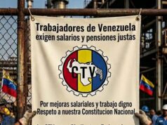 Trabajadores de Venezuela exigen salarios y pensiones justas