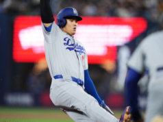 Ohtani extendió su racha de juegos llegando a base