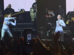 ¡Más venezolana que nunca! La celebración de Olga Tañón por título del Clásico Mundial en su concierto en Argentina