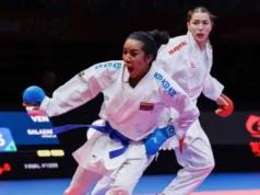 Yorgelis Salazar logró el oro en la Premier League de Karate