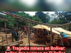 Tragedia minera en Bolívar: hallan dos cuerpos en El Callao