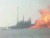 Explota planta compresora de gas Lamargas en el lago