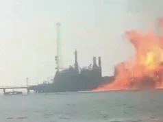 Explota planta compresora de gas Lamargas en el lago