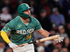 Wilyer Abreu no baja el ritmo con los Red Sox