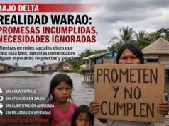 BAJO DELTA..REALIDAD WARAO..PROMETEN Y NO CUMPLEN