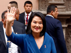 Keiko Fujimori fue juramentada como presidenta de Perú