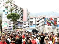 Simpatizantes del PSUV recorrieron Caracas en homenaje a Hugo Chávez