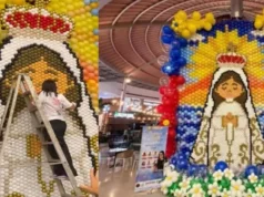 Virgen del Valle recibe gran homenaje en Margarita: crean mural con 20.000 globos