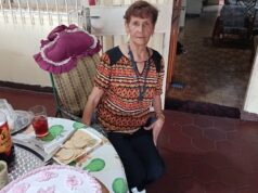 LA TORTA FELIZ..EN LOS 85 AÑITOS DE YUDITH FIGUEROA