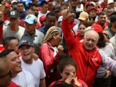 Cabello desde marcha en respaldo a Delcy Rodríguez: «Tiene muy claro su rol de defender a este país»