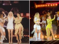 VIRAL: Karol G sorprendió a sus fans durante concierto en Miami al compartir escenario con Elena Rose y Greeicy